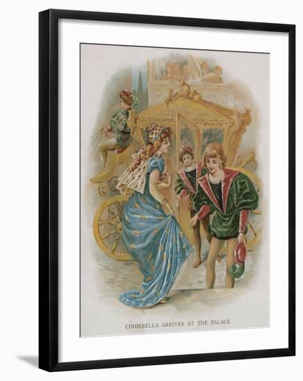 Cinderella Arrives at the Palace-null-Framed Giclee Print