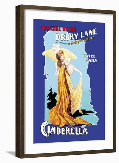 Cinderella at the Theatre Royal Drury Lane-Arthur Benjamin Helsby-Framed Art Print