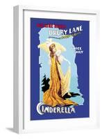 Cinderella at the Theatre Royal Drury Lane-Arthur Benjamin Helsby-Framed Art Print