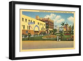 Cinderella Ballroom, Long Beach, California-null-Framed Art Print