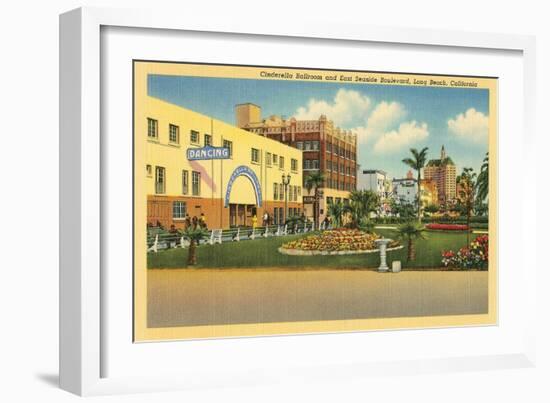 Cinderella Ballroom, Long Beach, California-null-Framed Art Print