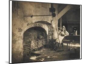 Cinderella by the Fire-null-Mounted Photographic Print