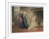 Cinderella by the Fireside is Taunted by Her Two Sisters Before Leaving for the Ball-Henry Richter-Framed Art Print