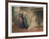 Cinderella by the Fireside is Taunted by Her Two Sisters Before Leaving for the Ball-Henry Richter-Framed Art Print