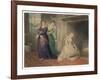 Cinderella by the Fireside is Taunted by Her Two Sisters Before Leaving for the Ball-Henry Richter-Framed Art Print