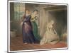 Cinderella by the Fireside is Taunted by Her Two Sisters Before Leaving for the Ball-Henry Richter-Mounted Art Print