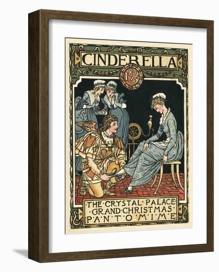 Cinderella, Crystal Palace Grand Christmas Pantomime, 1875-null-Framed Giclee Print