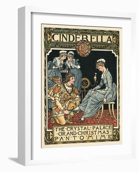 Cinderella, Crystal Palace Grand Christmas Pantomime, 1875-null-Framed Giclee Print