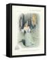 Cinderella Fleeing the Ball-null-Framed Stretched Canvas