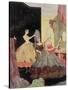Cinderella From an Illustrated Children's Book.-null-Stretched Canvas