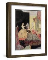 Cinderella From an Illustrated Children's Book.-null-Framed Giclee Print