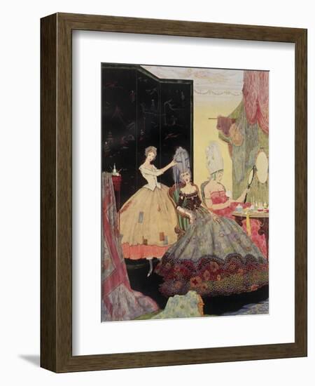 Cinderella From an Illustrated Children's Book.-null-Framed Giclee Print