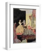 Cinderella From an Illustrated Children's Book.-null-Framed Giclee Print