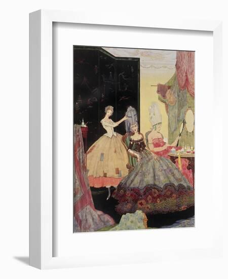 Cinderella From an Illustrated Children's Book.-null-Framed Giclee Print