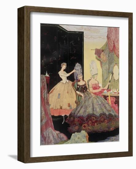 Cinderella From an Illustrated Children's Book.-null-Framed Giclee Print