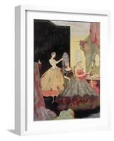 Cinderella From an Illustrated Children's Book.-null-Framed Giclee Print