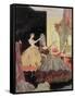 Cinderella From an Illustrated Children's Book.-null-Framed Stretched Canvas