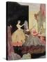 Cinderella From an Illustrated Children's Book.-null-Stretched Canvas