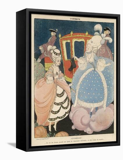 Cinderella is Given the Most Precious of All Gifts in War- Time France, a Pair of New Shoes-Gerda Wegener-Framed Stretched Canvas