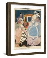 Cinderella is Given the Most Precious of All Gifts in War- Time France, a Pair of New Shoes-Gerda Wegener-Framed Art Print