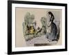 Cinderella's Sisters Depart-Theodor Hosemann-Framed Giclee Print