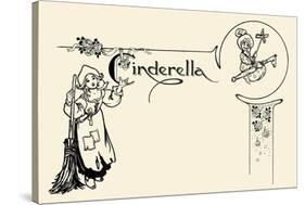 Cinderella-David Brett-Stretched Canvas