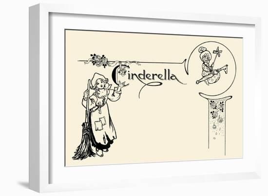 Cinderella-David Brett-Framed Art Print