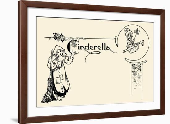 Cinderella-David Brett-Framed Art Print