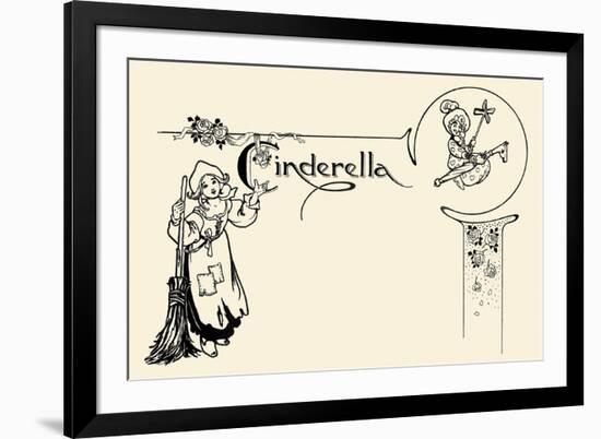 Cinderella-David Brett-Framed Art Print