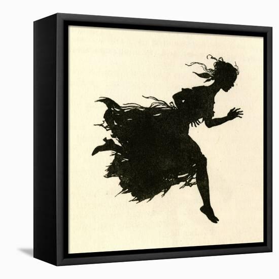 Cinderella-Arthur Rackham-Framed Stretched Canvas