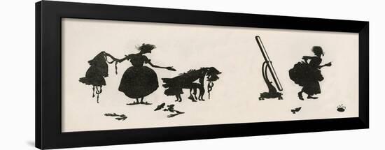 Cinderella-Arthur Rackham-Framed Art Print