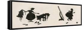 Cinderella-Arthur Rackham-Framed Stretched Canvas