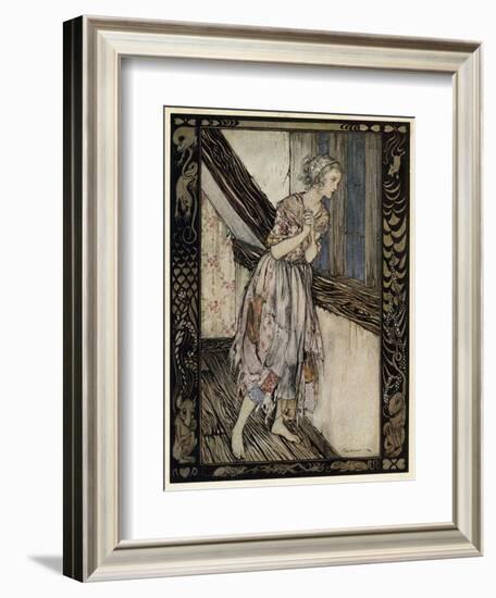 Cinderella-Arthur Rackham-Framed Art Print