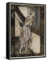 Cinderella-Arthur Rackham-Framed Stretched Canvas