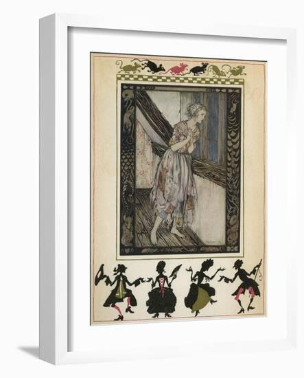 Cinderella-Arthur Rackham-Framed Art Print