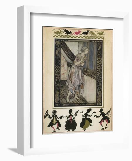 Cinderella-Arthur Rackham-Framed Art Print