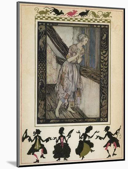 Cinderella-Arthur Rackham-Mounted Art Print