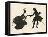 Cinderella-Arthur Rackham-Framed Stretched Canvas