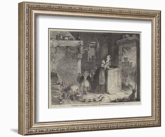 Cinderella-George Cruikshank-Framed Giclee Print