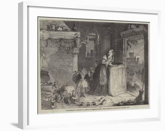 Cinderella-George Cruikshank-Framed Giclee Print