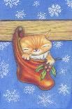 Christmas-Stocking-Kitty-Cindy Wider-Giclee Print