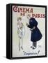 Cinema De Paris-Vintage Apple Collection-Framed Stretched Canvas