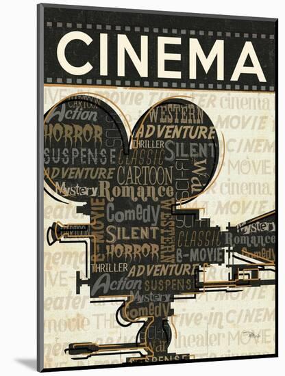 Cinema I-Pela Design-Mounted Art Print