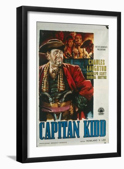 Cinema Poster for 'Captain Kidd', 1945-null-Framed Giclee Print