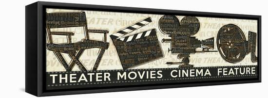 Cinema-Pela Design-Framed Stretched Canvas