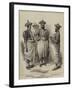 Cinghalese Chiefs Waiting for the Prince of Wales at Kandy, Ceylon-null-Framed Giclee Print