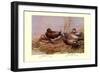 Cinnamon and Blue-Winged Teals-Allan Brooks-Framed Premium Giclee Print