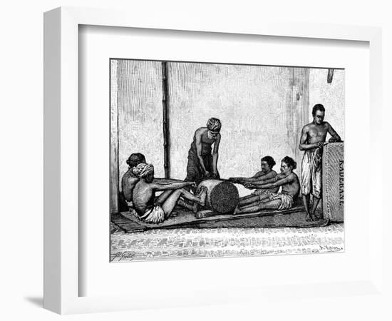 Cinnamon Packing, India, 1895-Armand Kohl-Framed Giclee Print