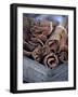 Cinnamon Sticks at the Market, Lesser Antilles, French West Indies-Yadid Levy-Framed Photographic Print