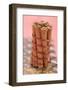 Cinnamon Sticks, Tied Together with Red Ribbon, on Chocolate-Eising Studio - Food Photo and Video-Framed Photographic Print